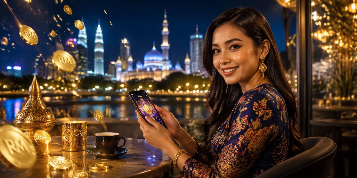 Skrin bonus deposit dipaparkan pada telefon pintar pengguna Selangor